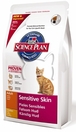 Hill's Feline Sensitive Skin Adult Chicken /за подобряване на кожата и козината за котки от 1 до 7 години/ - 0.4 кг
