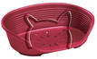 Ferplast Siesta Deluxe 12 Bordo /пластмасово легло с дюшече, бордо/ - 111х80.5х33 см.