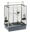 Клетка за средни и големи папагали Max 8 Black, Ferplast - 69/44,5/80 см.