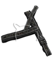 Hurtta Padded Harness Black /черен подплатен нагръдник за куче/ - 70 см.