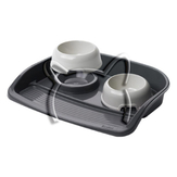 Ferplast Lindo /пластмасов комплект купи за хранене с табла/ - 2 x 300 мл.