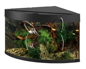 Ferplast Dubai 90 Black /черен ъглов aквариум с пълно оборудване/ - 180 литра