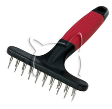 Двуредов метален гребен GRO 5852 Coarse rake, Ferplast