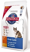 Hill's Feline Adult Oral Care Chiken /против зъбен камък за котки от 1 до 7 години/ - 0.250 кг