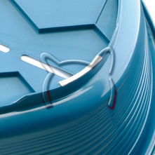 Ferplast Siesta Deluxe 2 White /пластмасово легло с дюшече, бяло/ - 49х36х17 см.