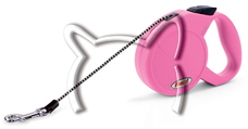 Flexi Mini Classic /розов автоматичен повод/ - 3м. въже до 8 кг.