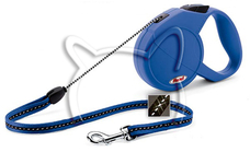 Flexi Classic Small /син автоматичен повод/ - 5м. въже до 12 кг.