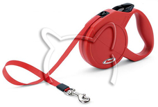 Flexi Classic Compact Medium /червен автоматичен повод/ - 5м. лента до 25 кг.