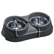 Ferplast  Duo Feed 05 Grey /пластмасова поставка с купи Orion KC 56/ - 2 x 1700 мл.