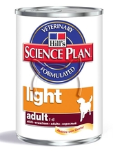 Hill's Light Adult  /за кучета с наднормено тегло от 1 до 7 години / - 370 г