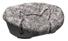 Ferplast Sofa 2 Cotton /пластмасово легло с дюшече, сиво/ - 49х36х17 см.