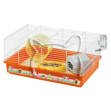 Клетка за хамстери, оборудвана - Cage Criceti 9 White Decor, Ferplast - 46/29,5/22,5 см.