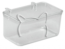 Пластмасова хранилка за средни папагали FPI 4510 Parakeet Feeder, Ferplast - 10/6/5 см.