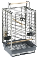 Клетка за средни и големи папагали Max 4 Black, Ferplast - 50/50/75 см.