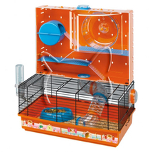 Клетка за хамстери, оборудвана Cage Olimpia Decor, Ferplast - 46/29,5/54 см.