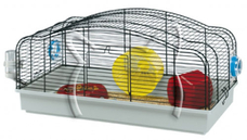 Клетка за хамстери, оборудвана - Cage Oriente 12 Black, Ferplast -  58/31,5/29,5 см.