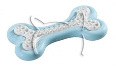 Играчка за зъби РА 6570 Dental Rubber bone medium, Ferplast  - 12/7/2 см. /син/