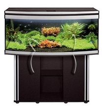 AquaEl Alu Dekor 150 oval /овален черен аквариум/ - 320 литра