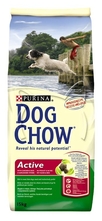 Dog Chow Adult Activ /за активни кучета с пилешко и ориз/ - 15 кг
