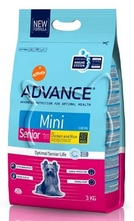 Advance Mini Senior /за кучета от дребни породи над 7 години/ - 3 кг.