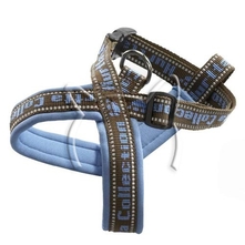 Hurtta Padded Y-Harness Blue /подплатен син У-нагръдник за куче/ - 100 см.