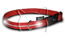 Visiglo Red/White M /червен светещ нашийник с бяла светлина/ от 33 до 51 см.