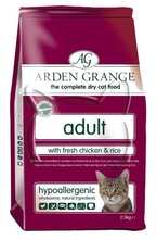 Arden Grange Adult Chicken & Rise /с пилешко и ориз за котки над 1 година/ - 4 кг.