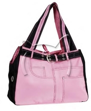 Camon Jolly /розова мека транспортна чанта за котки/ - 38/18/28 см.