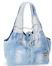 Camon Denim /мека транспортна чанта за котки/ - 55/17/26 см.