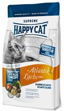 Happy Cat Adult Atlantic - Lachs /със сьомга и пилешко за чуствителни котки над 1 година/ - 4 кг.