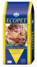 Ecopet Chicken & Vegetables 23/11 /пълноценна храна с пиле и зеленчуци за кучета над 12 месеца/ - 15 кг.