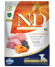 N&D Puppy Mini Pumpkin Lamb & Blueberry - 7 кг.