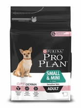 Pro Plan Small Sensitive Skin Adult /за кучета в над 1 г. от дребни породи с чувст. кожа със сьомга/ - 3 kg