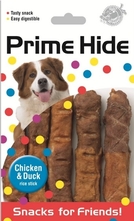 Prime Hide Chicken & Duck /премиум снакс с пиле и патица/ - 100 гр.