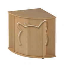 Stand Dubai 90 Beech Corner /бежов шкаф-маса за аквариум Dubai 90 Beech/