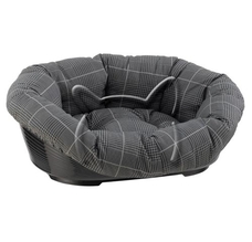 Ferplast Sofa 10 Grey Cotton /пластмасово легло с дюшече, сиво/ - 96/71/32 см.